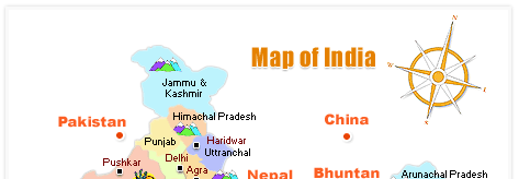 Map of India